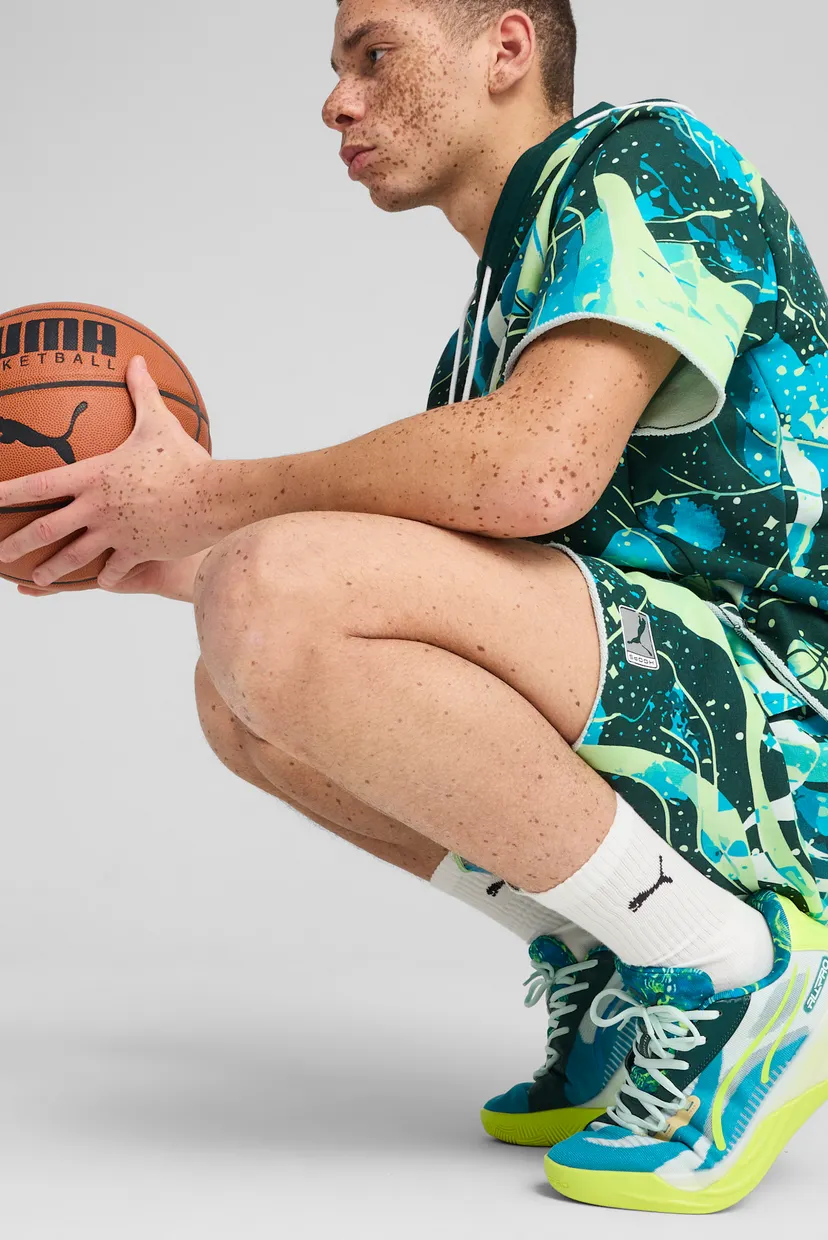 Зеленые шорты с узором Hoop Dreamz Short II Unisex (унисекс) 6