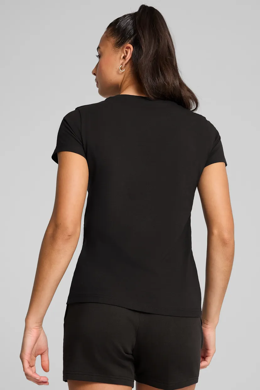 Жіноча чорна футболка ESS ELEVATED Tee Women 3