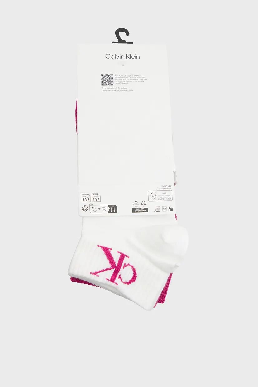 Женские носки (2 пары) QUARTER MONOGRAM 3