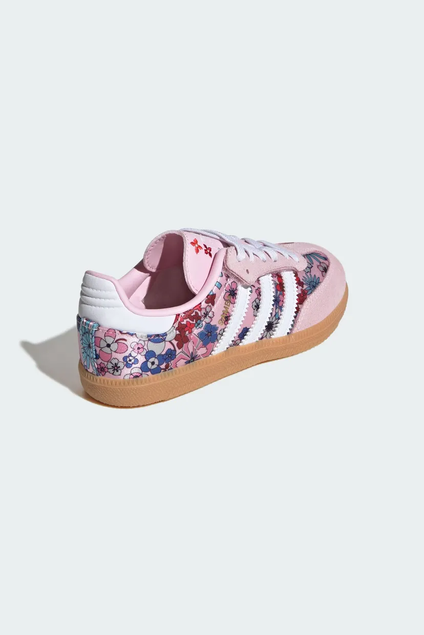Дитячі пудрові снікерси ADIDAS LIBERTY LONDON SAMBA OG COMFORT CLOSURE ELASTIC LACE 5