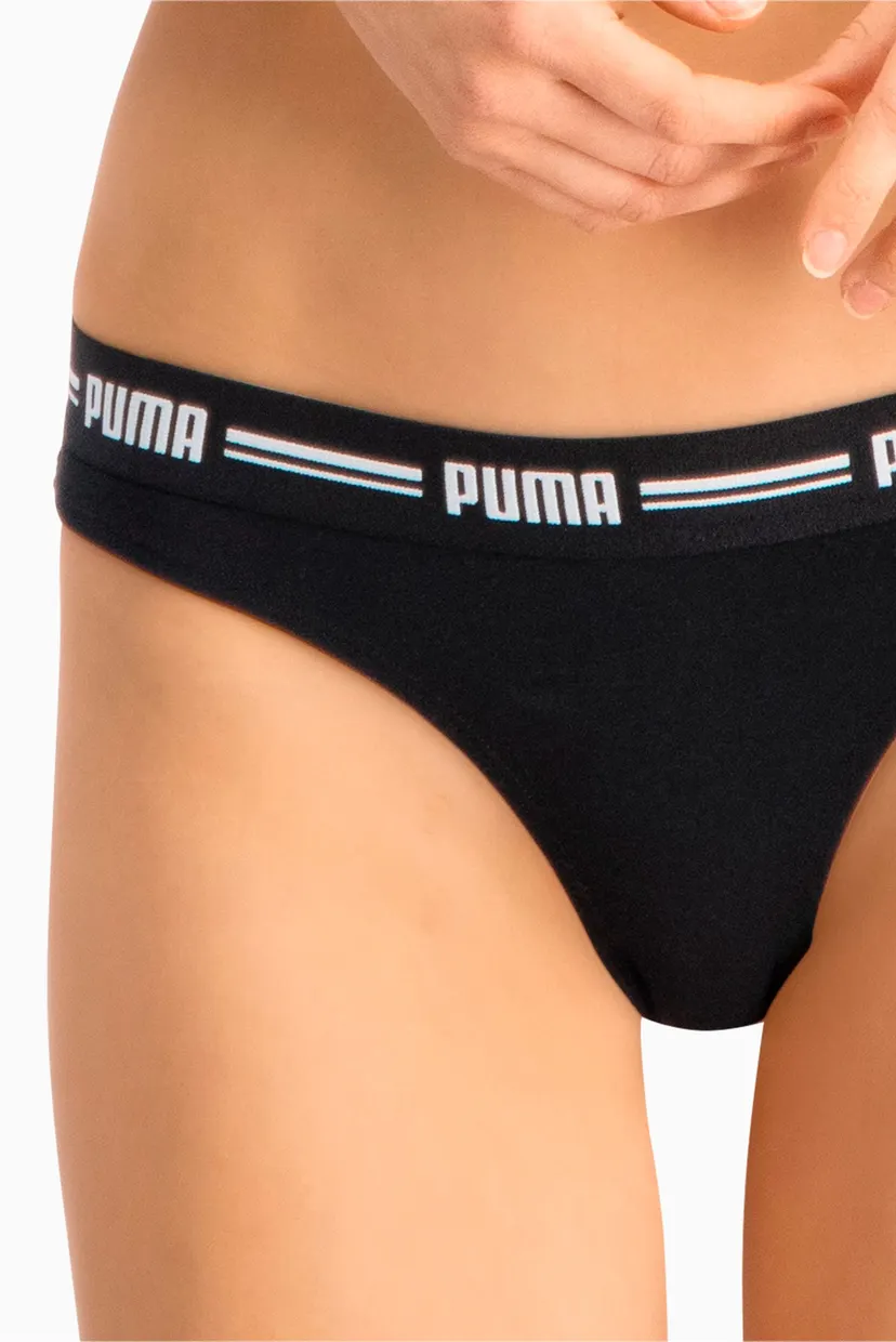 Жіночі чорні трусики (2 шт) Women's Thong 2 Pack 4