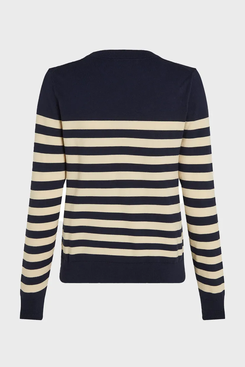 Женский джемпер в полоску CO JERSEY STITCH LS C-NK SWT 6