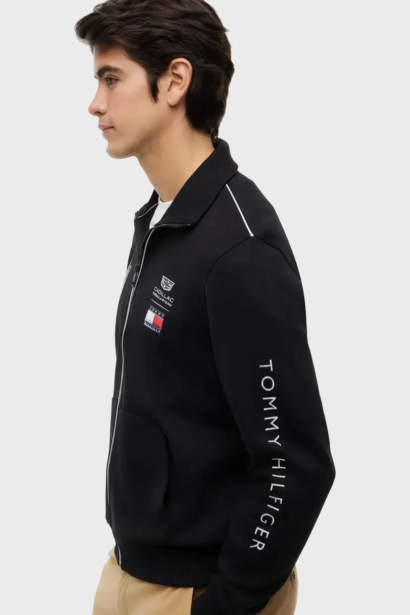 Мужская черная спортивная кофта TH x Cadillac Formula 1® Team 4