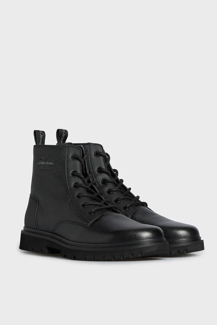 Чоловічі чорні шкіряні черевики EVA MID LACEUP BOOT LTH 3