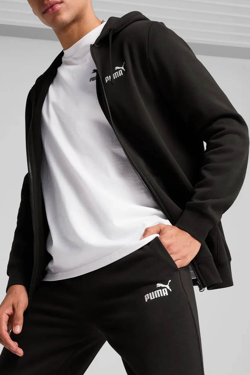 Чоловічі чорні спортивні штани Essentials No. 1 Logo Slim Sweatpants Men 4