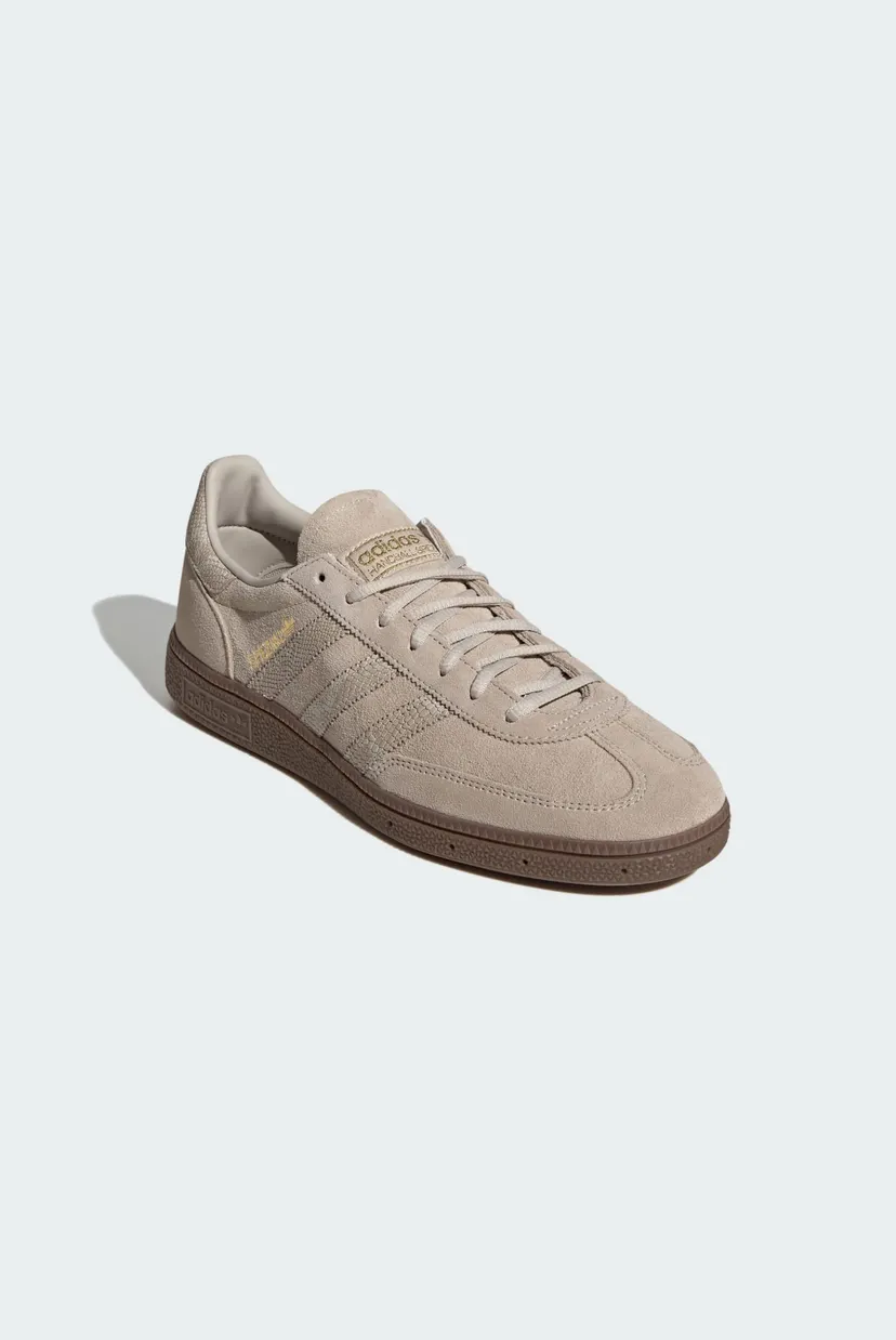 Мужские бежевые кожаные сникерсы HANDBALL SPEZIAL 4