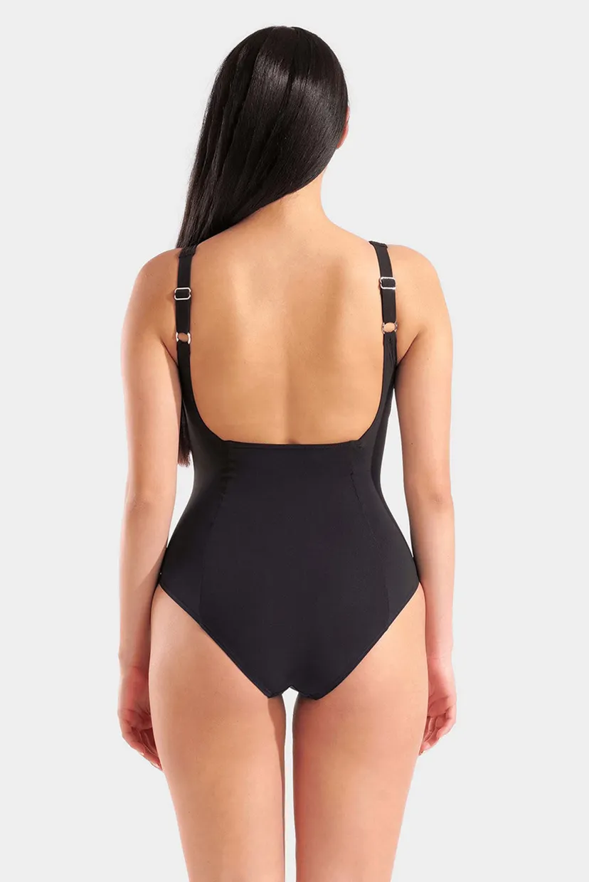Женский черный купальник SWIMSUIT ISA SQUARED BACK C CU 3