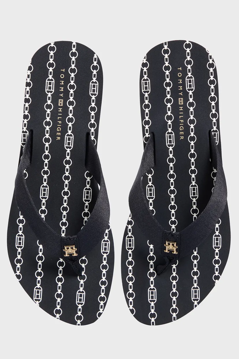 Жіночі темно-сині в'єтнамки IM TH CHAINPRINT MIDWEDGE SANDAL 4