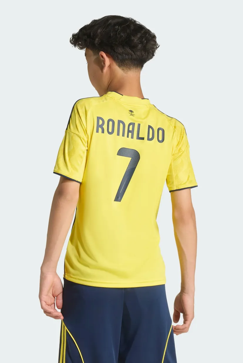 Дитяча жовта футболка з візерунком Al Nassr FC 25/26 Home Kids 3