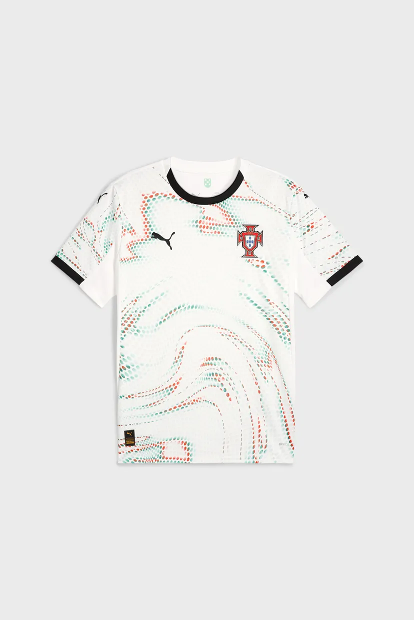 Чоловіча біла футболка з візерунком Portugal '25 Away Replica Men's Soccer Jersey 7