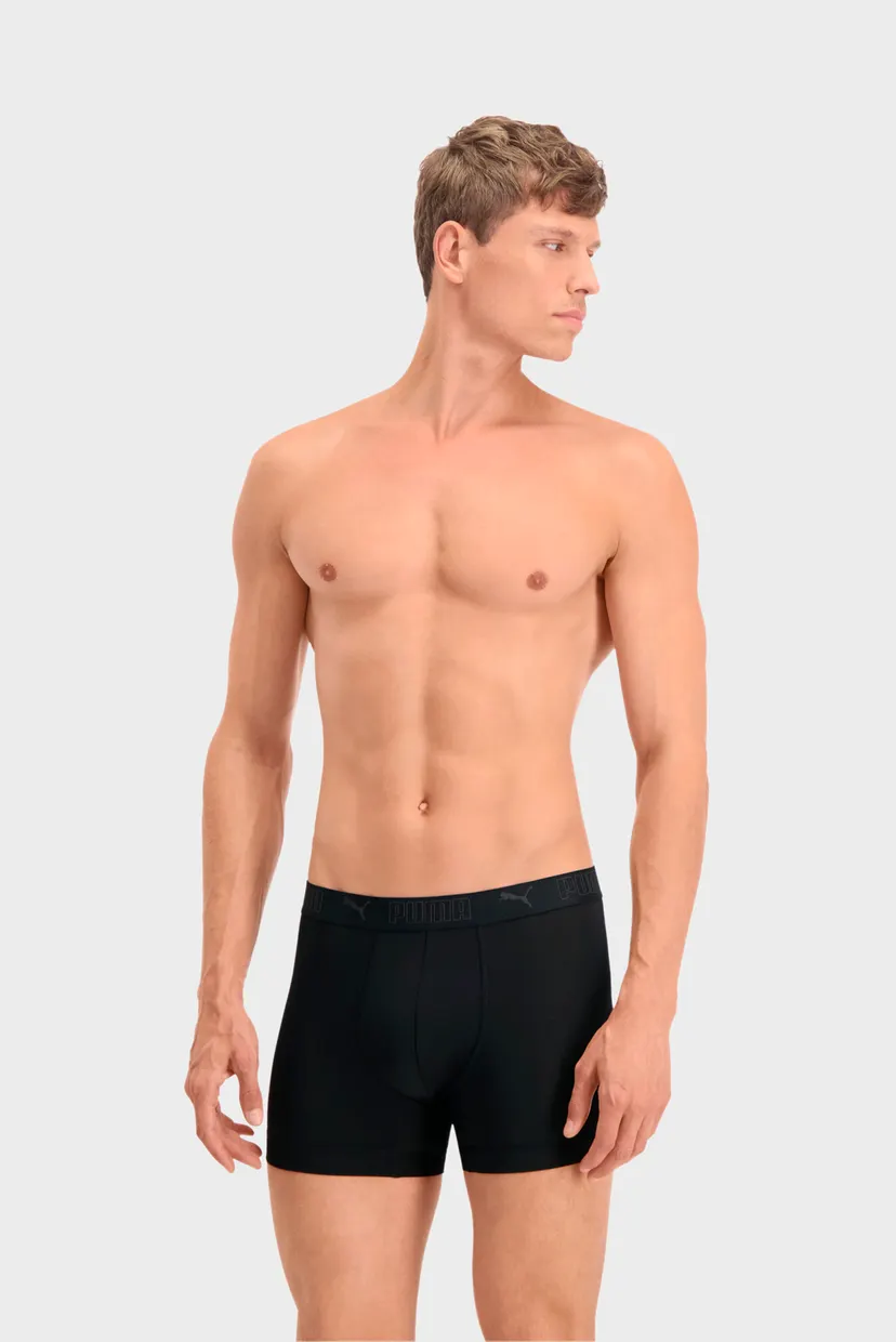 Чоловічі чорні боксери (2 шт) PUMA Sport Men’‎s Microfiber Boxers 2 Pack 5