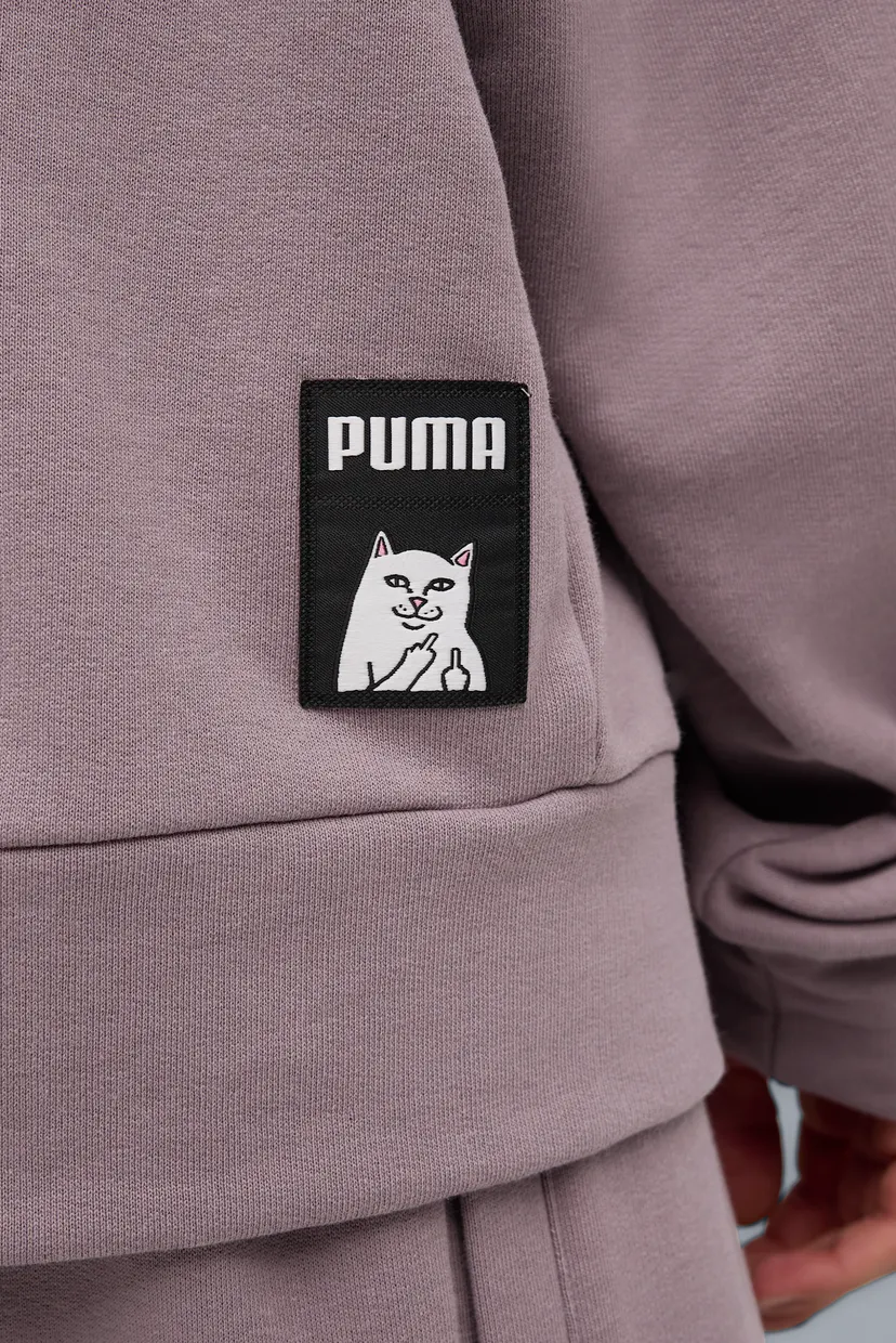 Мужское фиолетовое худи PUMA x RIPNDIP Boxy Tee Hoodie Men 5