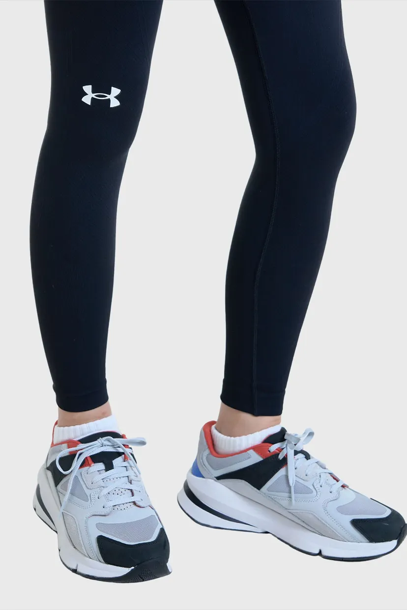 Женские черные тайтсы UA Train Seamless Legging 7