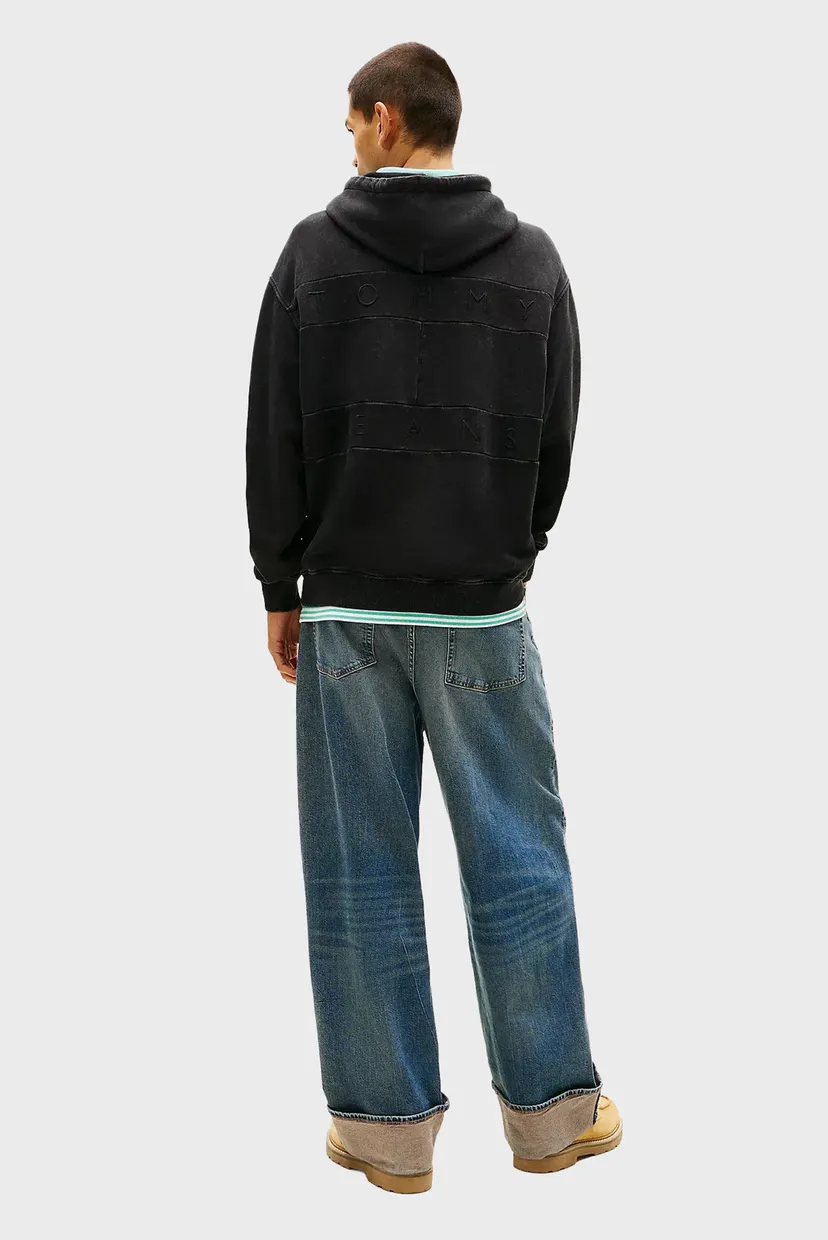 Мужское черное худи RLX OVERDYED FLAG 3