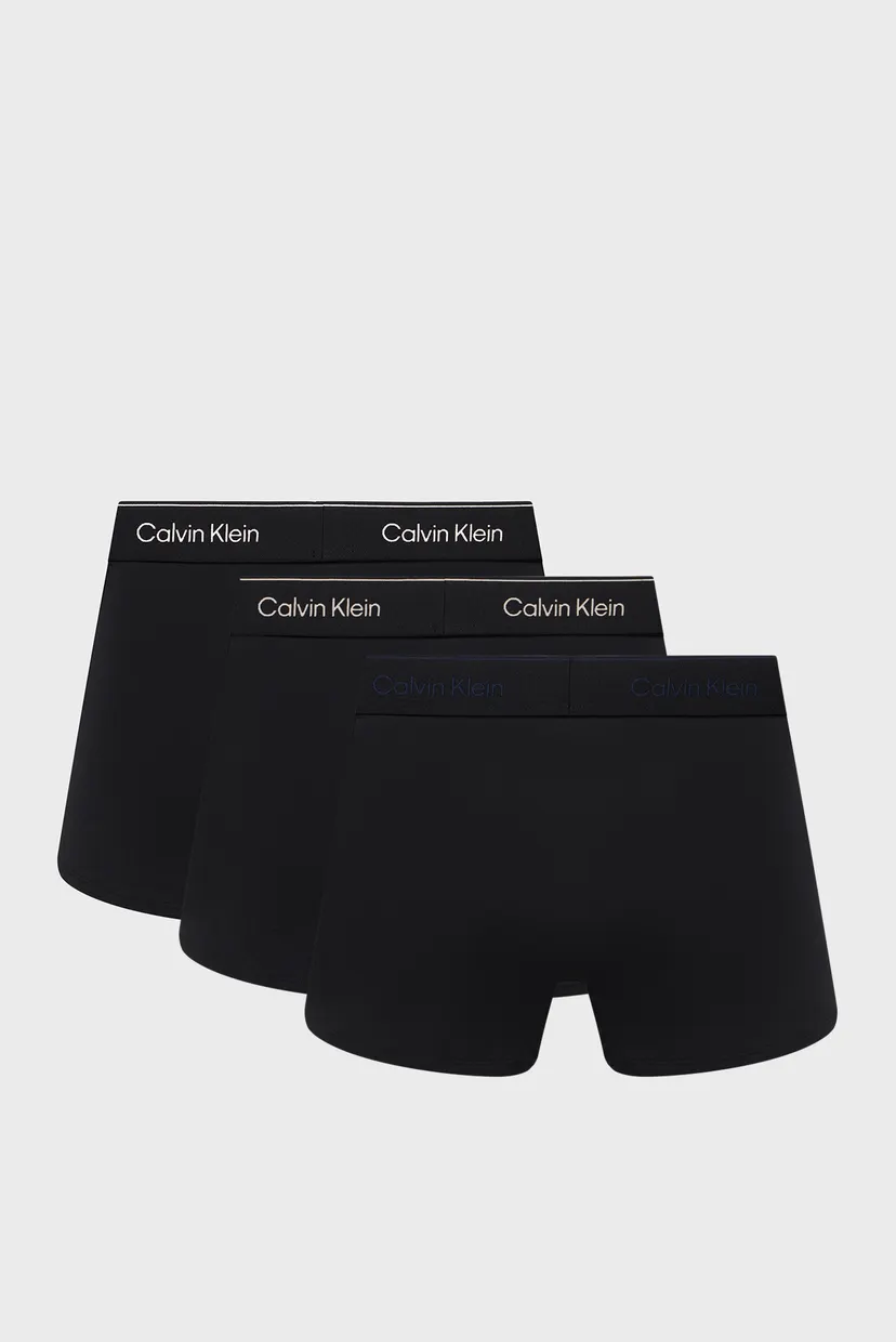 Мужские черные боксеры (3 шт) RELAXED FIT TRUNK 7