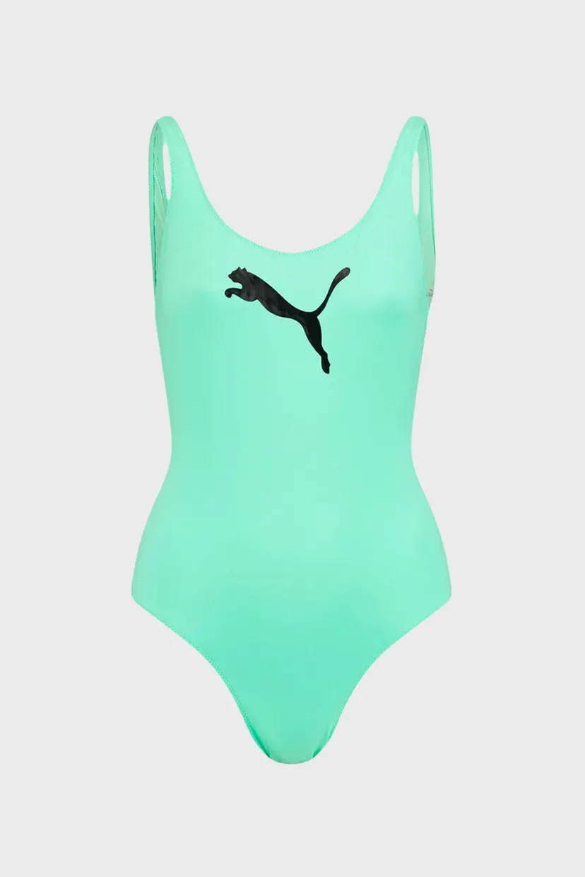 Женский мятный купальник PUMA Swim Women Swimsuit 1P 4