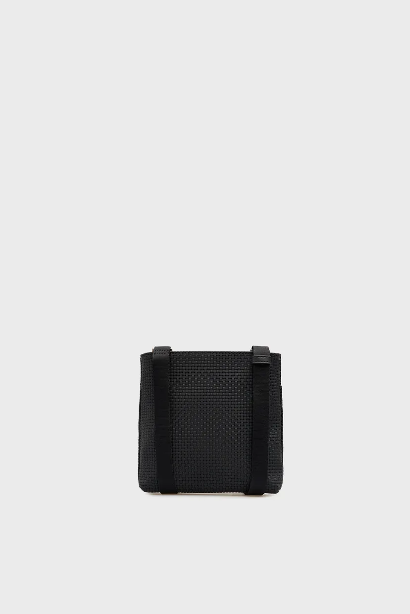Чоловіча чорна сумка EMBOSSED 4
