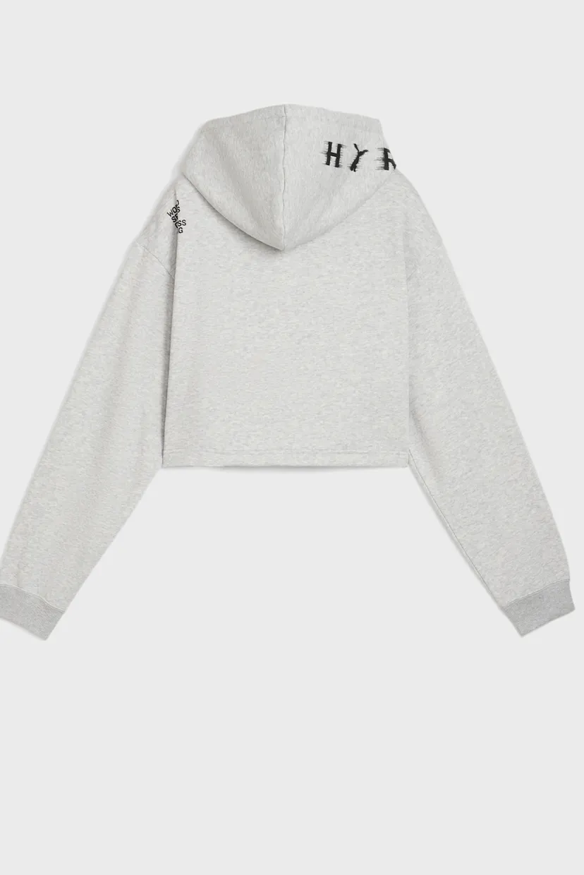 Женское светло-серое худи PUMA x HYROX Heavyweight Hoodie Women 5