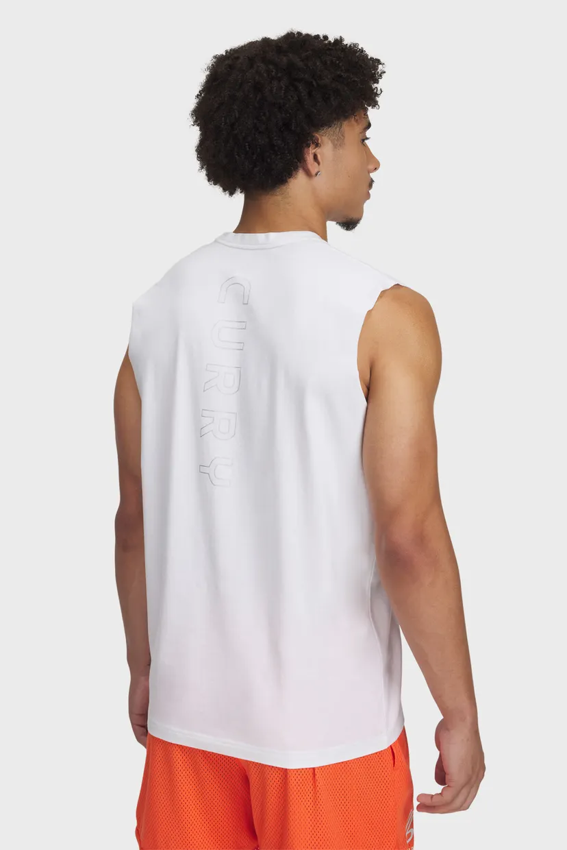 Чоловіча біла майка Curry SLVS Tee 3