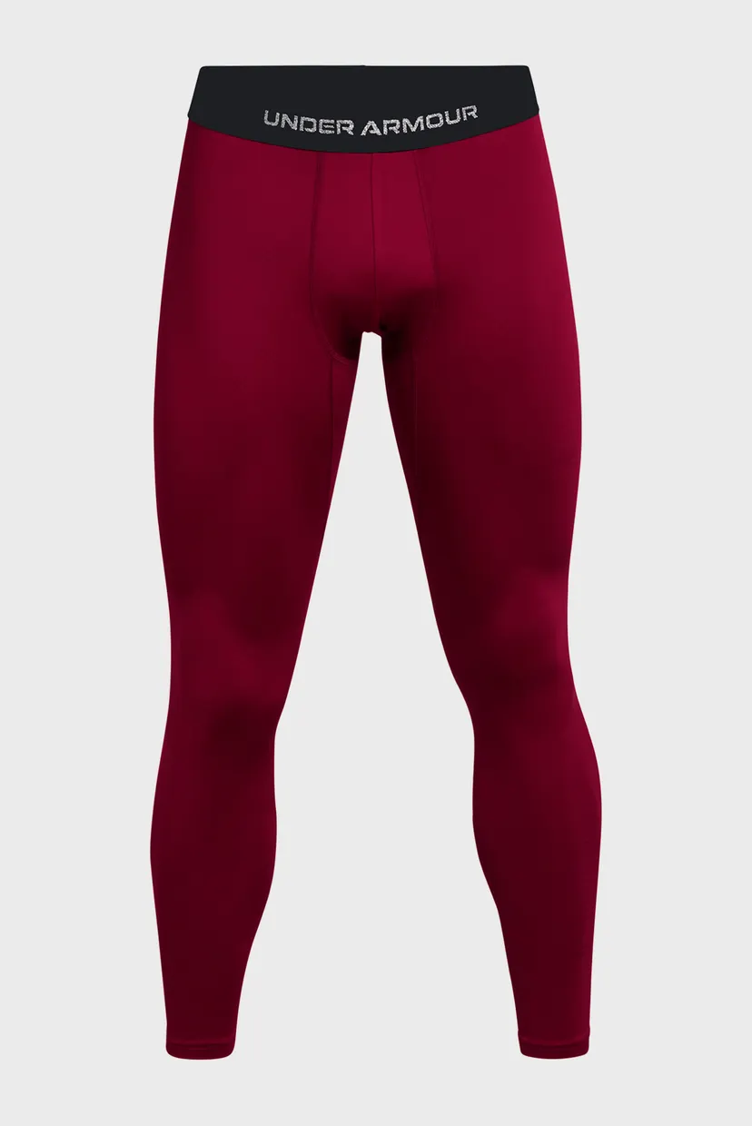 Чоловічі бордові тайтси UA CG Elite Leggings 4