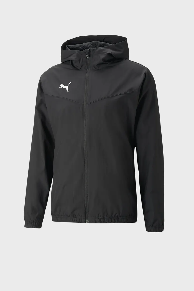 Чоловіча чорна вітровка teamRISE All-Weather Football Jacket Men 6