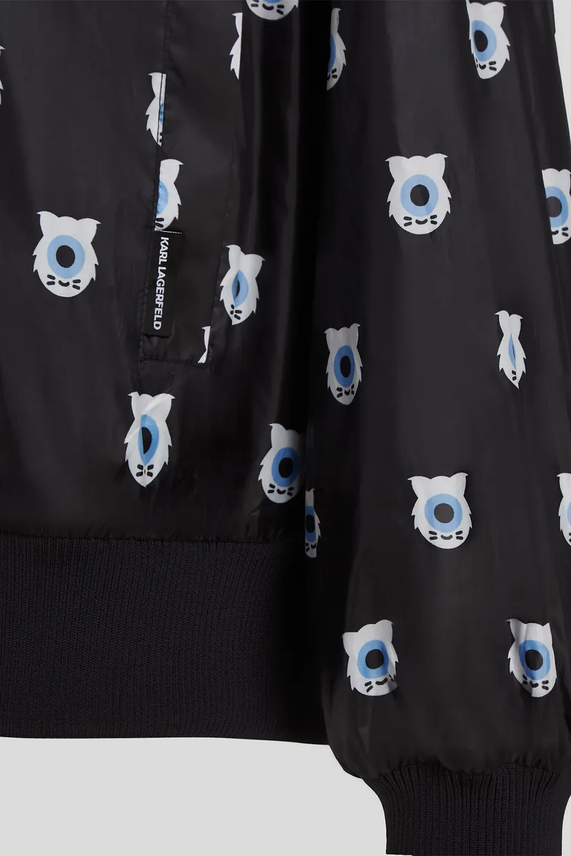 Жіноча чорна вітровка з візерунком Karl Lagerfeld x Darcel Disappoints 5