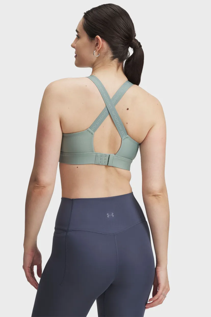 Жіночий м'ятний топ UA Infinity High 2.0 Bra 10