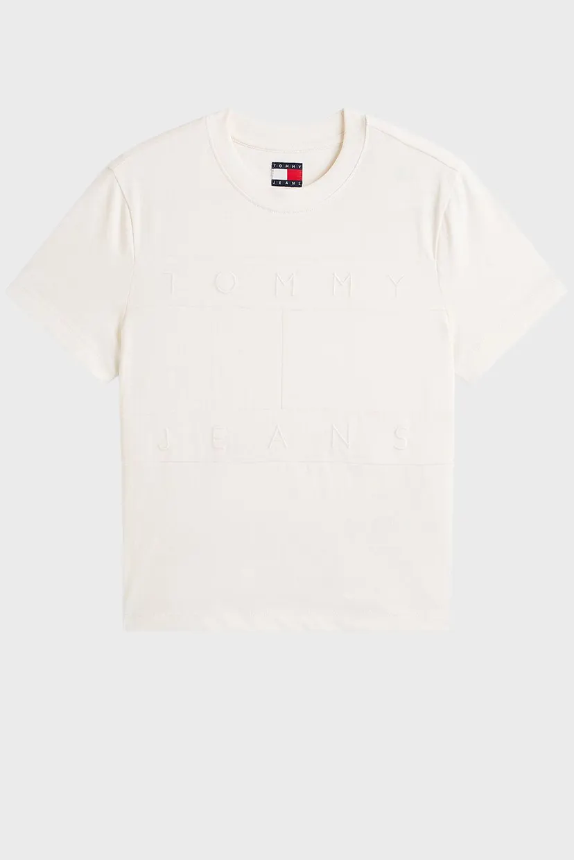 Женская белая футболка TONAL FLAG 5