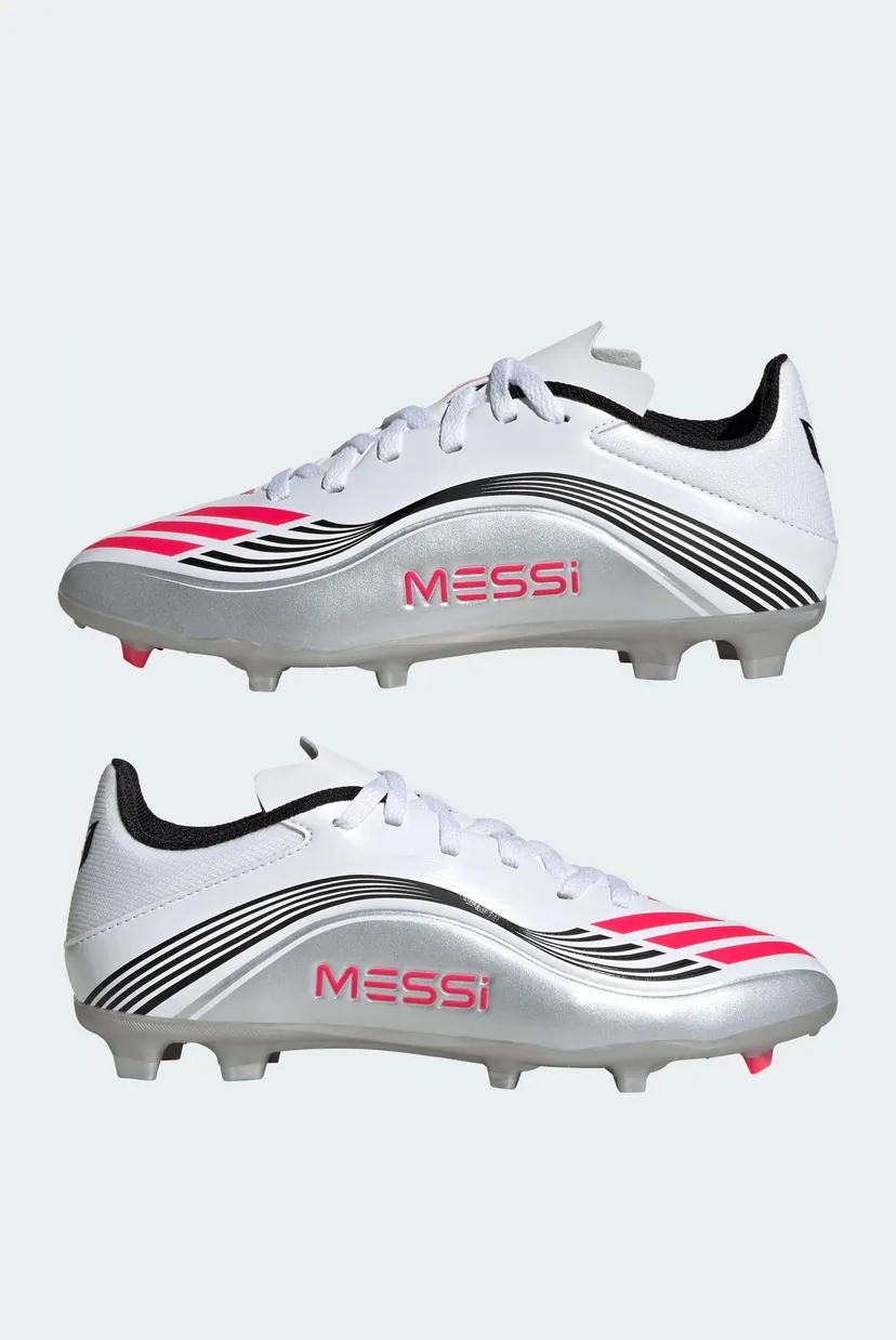 Дитячі білі бутси F50 Messi League Firm/Multi-Ground Kids 7