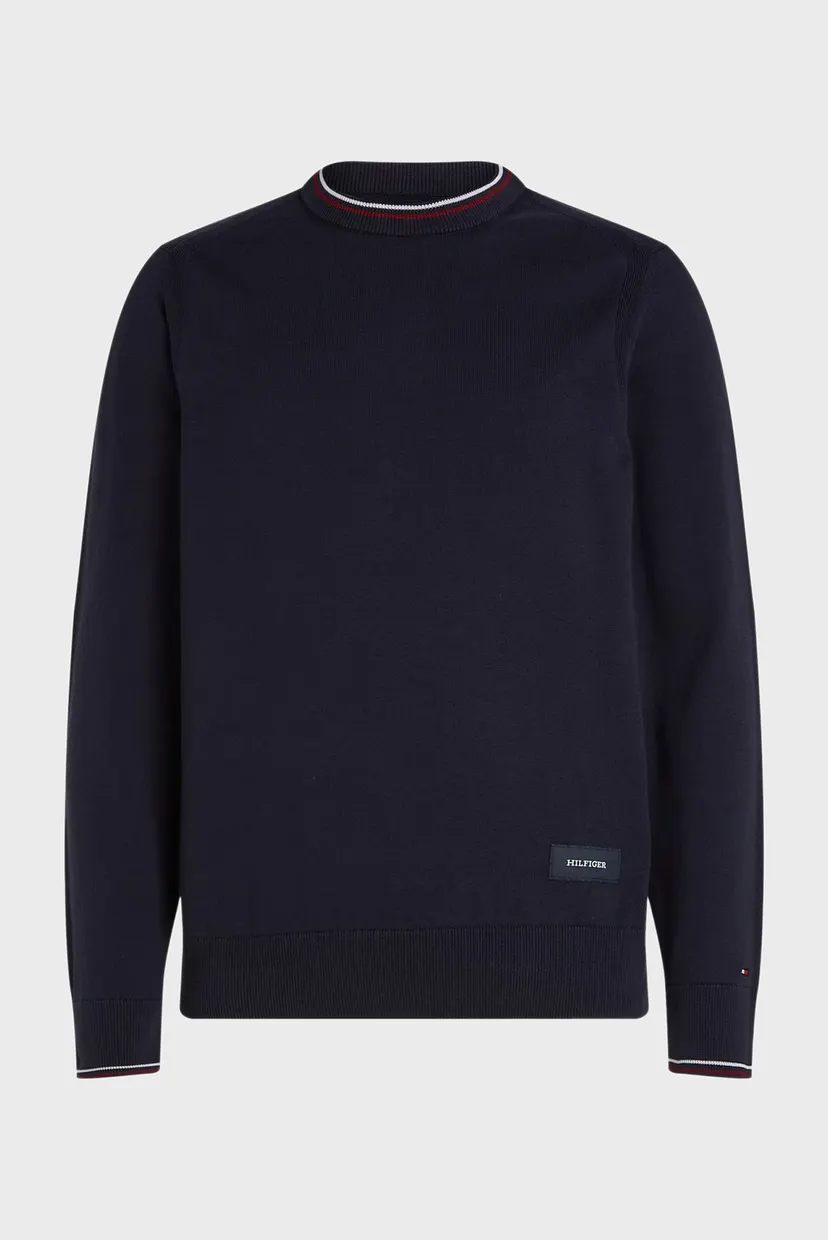 Чоловічий темно-синій джемпер RWB COTTON CREW NECK 6