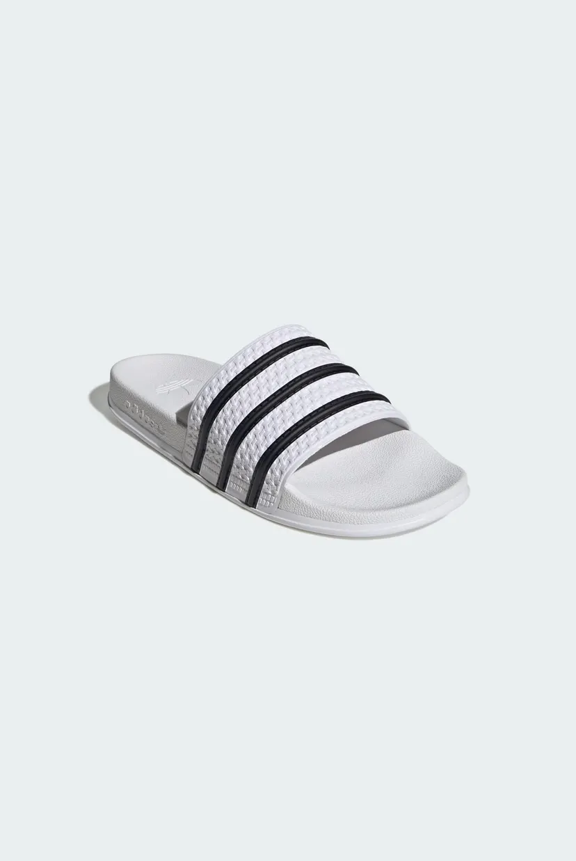 Білі слайдери ADILETTE та CF 3