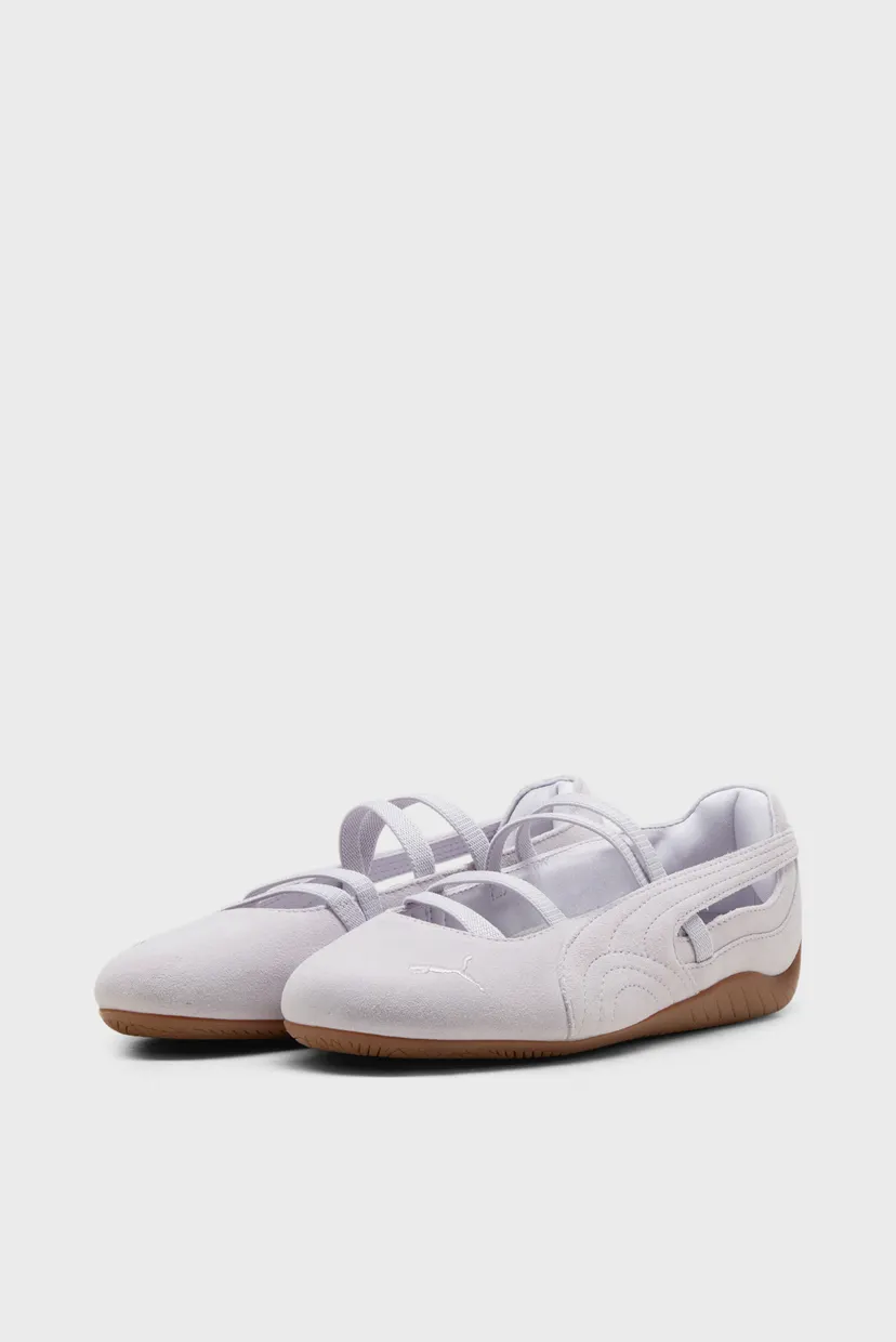Жіночі бузкові замшеві балетки Speedcat Ballet Suede Shoes Women 3