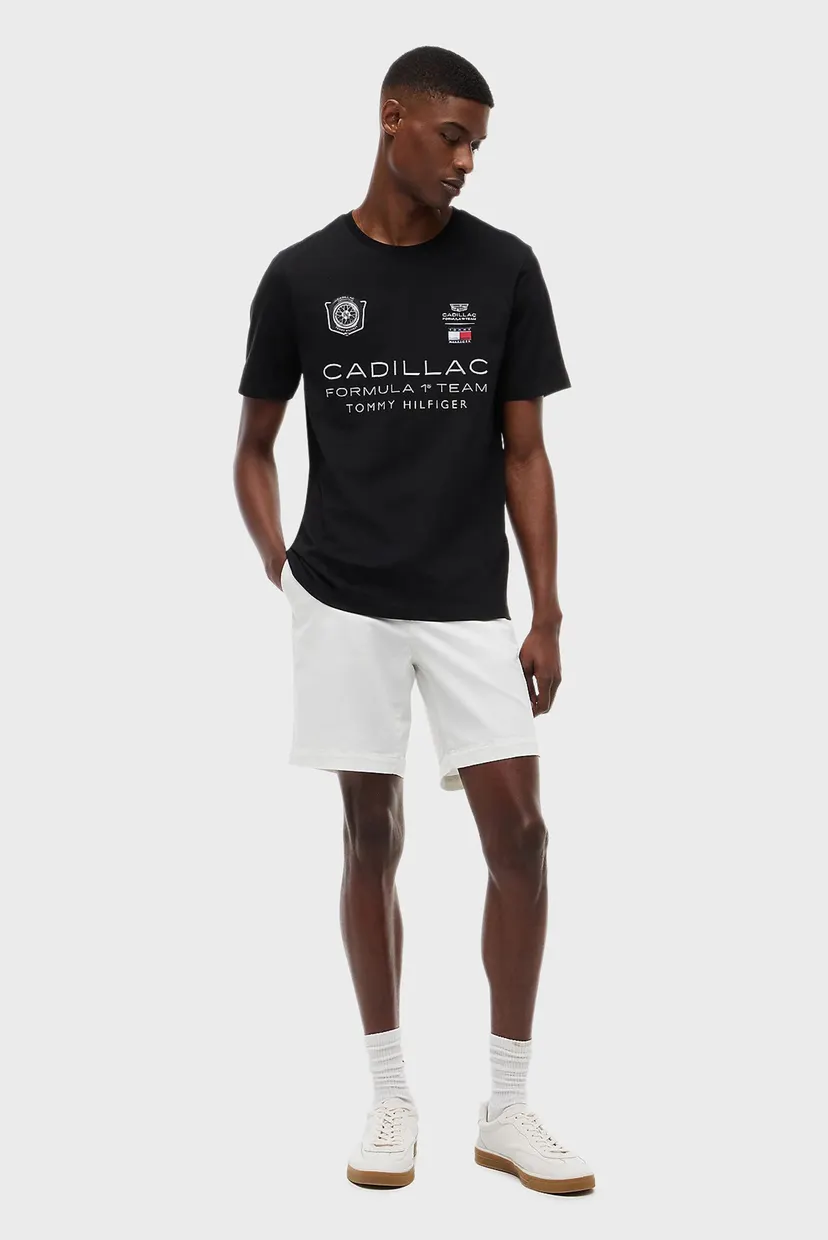 Чоловіча чорна футболка TH x Cadillac Formula 1® Team 5