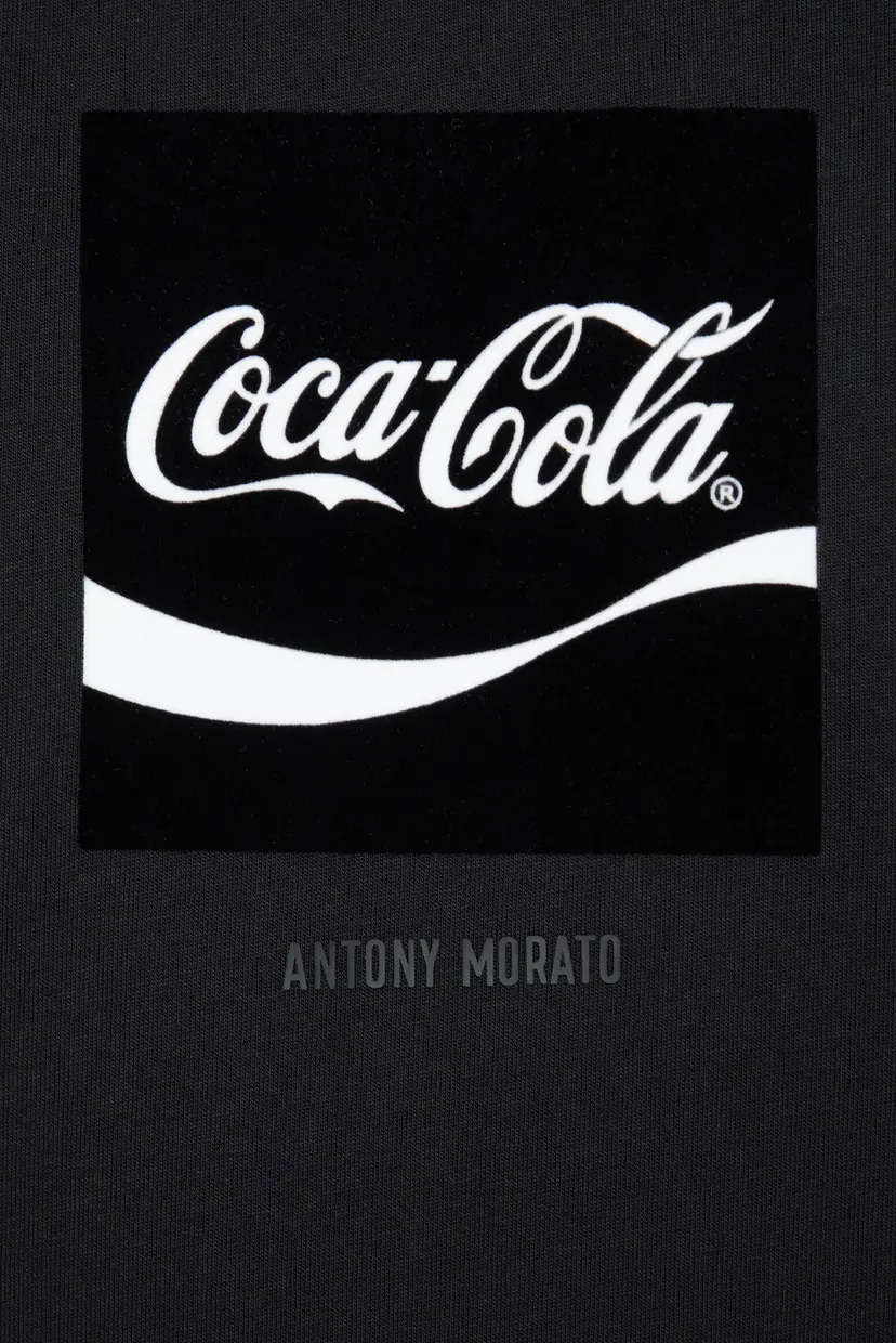 Чоловіча чорна футболка Antony Morato x Coca Cola 4