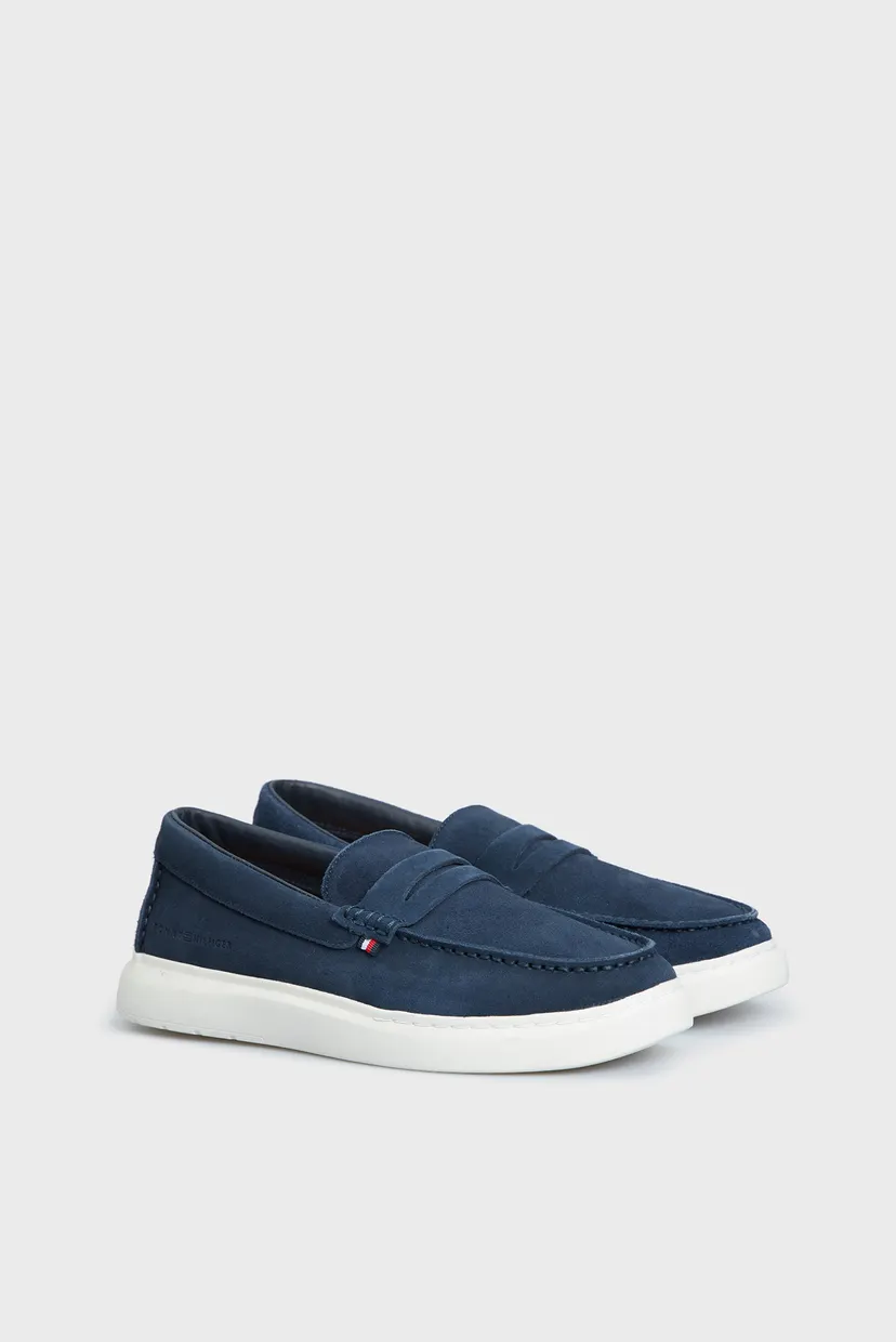Чоловічі темно-сині замшеві лофери TH BOAT SHOE CORE SUEDE 3