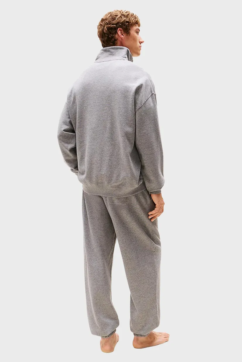 Мужская серая кофта HALF ZIP 3