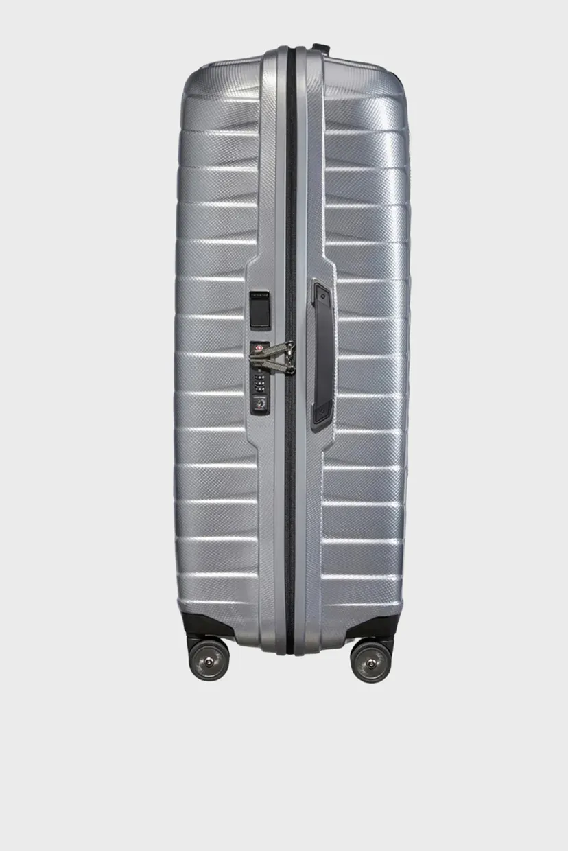 Сіра валіза 81 см PROXIS SILVER 3