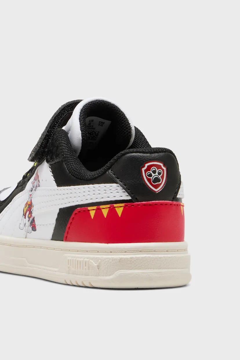 Детские белые сникерсы PUMA x PAW PATROL Caven III Mid Sneakers Toddlers 7