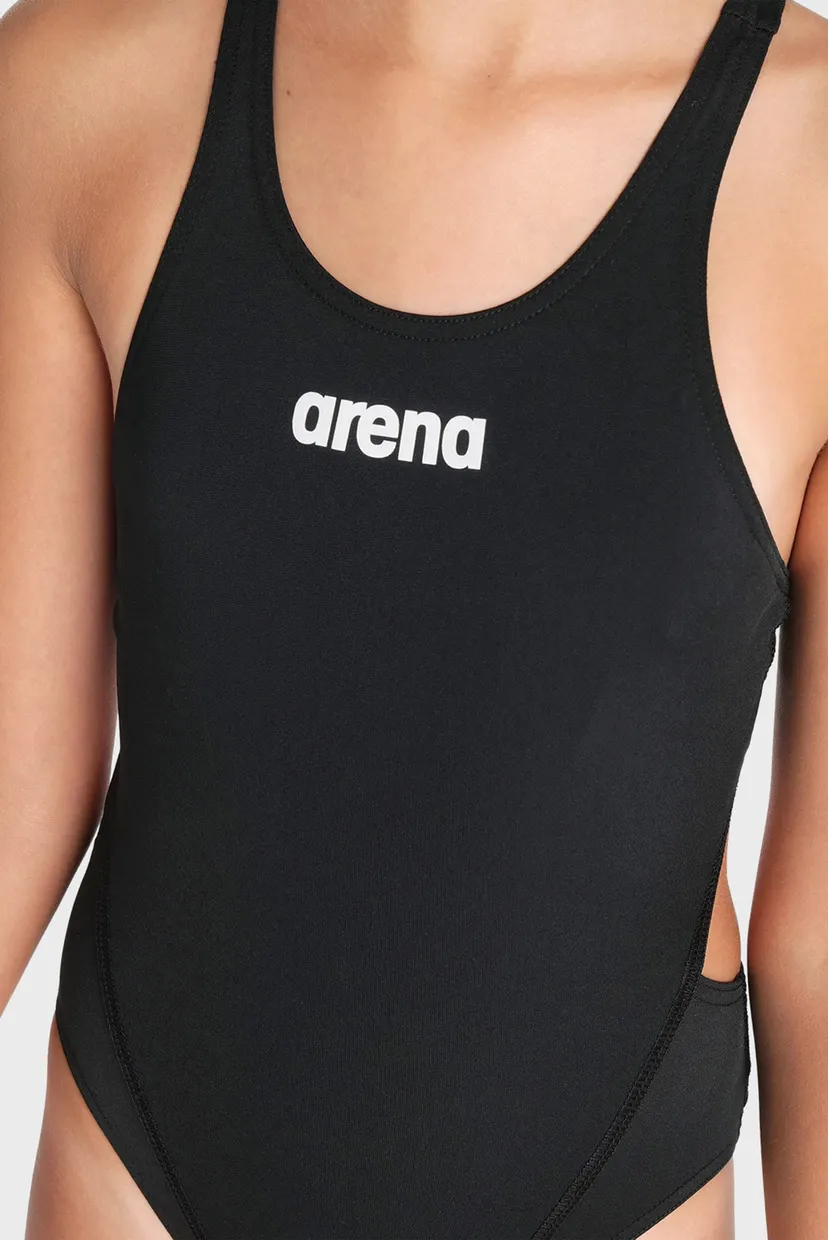 Детский черный купальник TEAM SWIMSUIT SWIM TECH SOLID 4