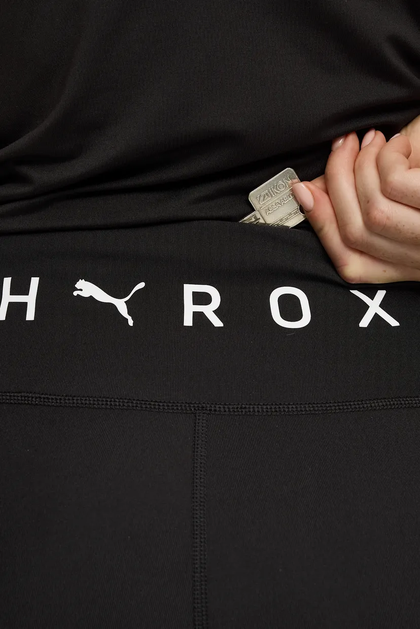 Женские черные тайтсы PUMA x HYROX Essentials Tights Women 5