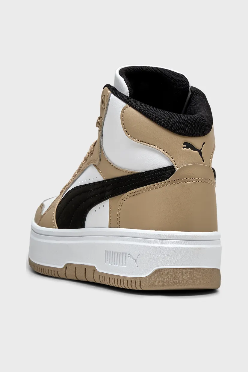 Женские бежевые кроссовки Rebound Femme Mid Sneakers Women 5