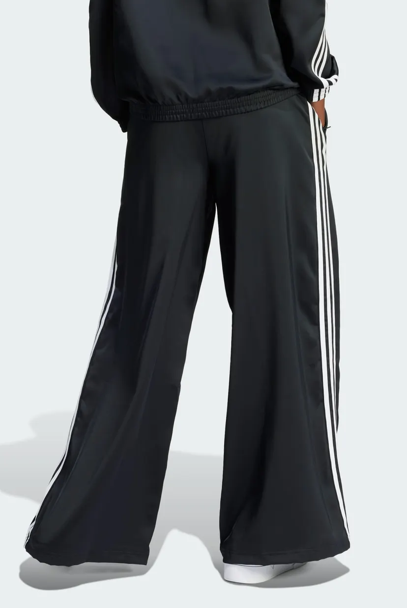 Женские черные спортивные брюки Satin Wide Leg 3