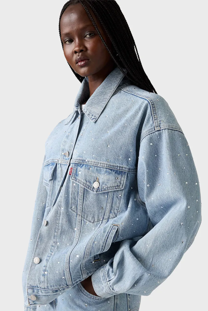 Женская голубая джинсовая куртка Levi's® A1743;0145 — MD-Fashion