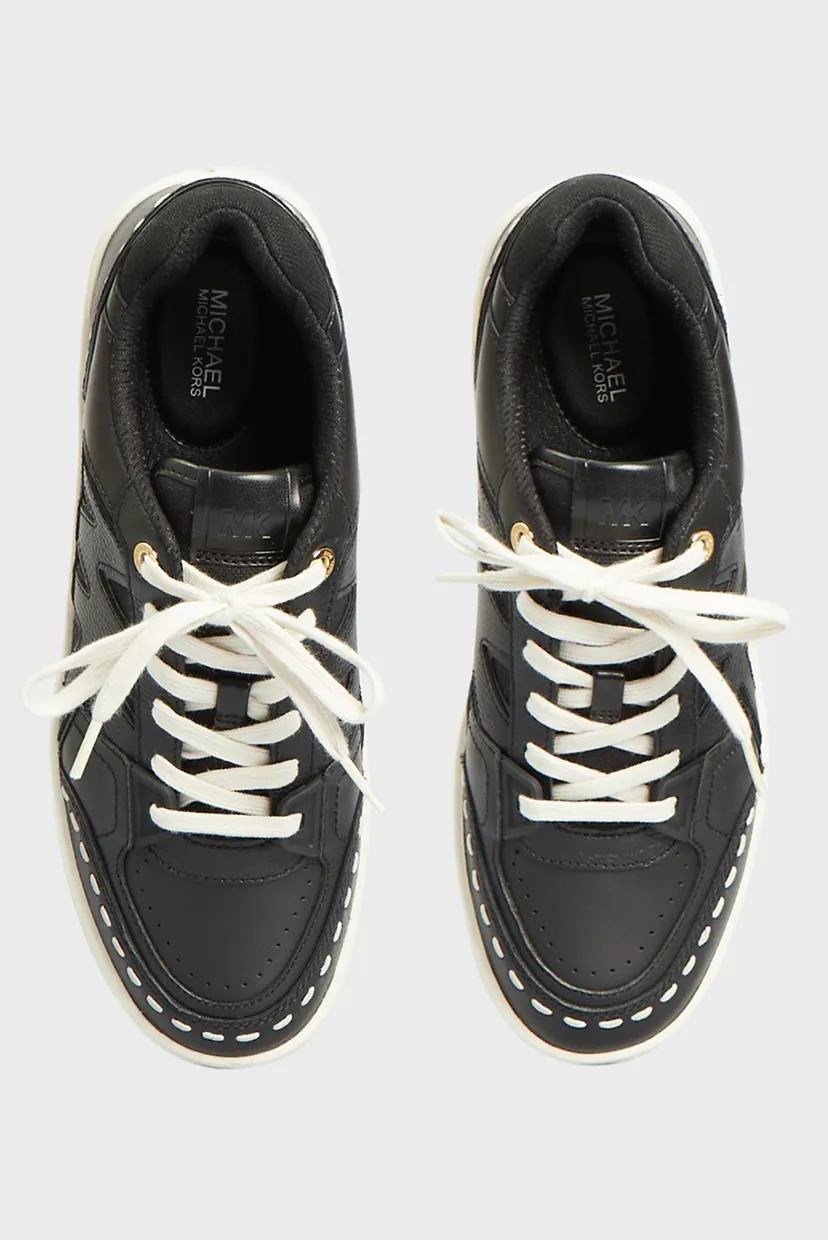 Женские черные сникерсы REBEL LACE UP 4