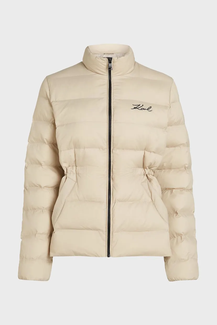 Жіноча бежева куртка LIGHTWEIGHT PUFFER JACKET 5