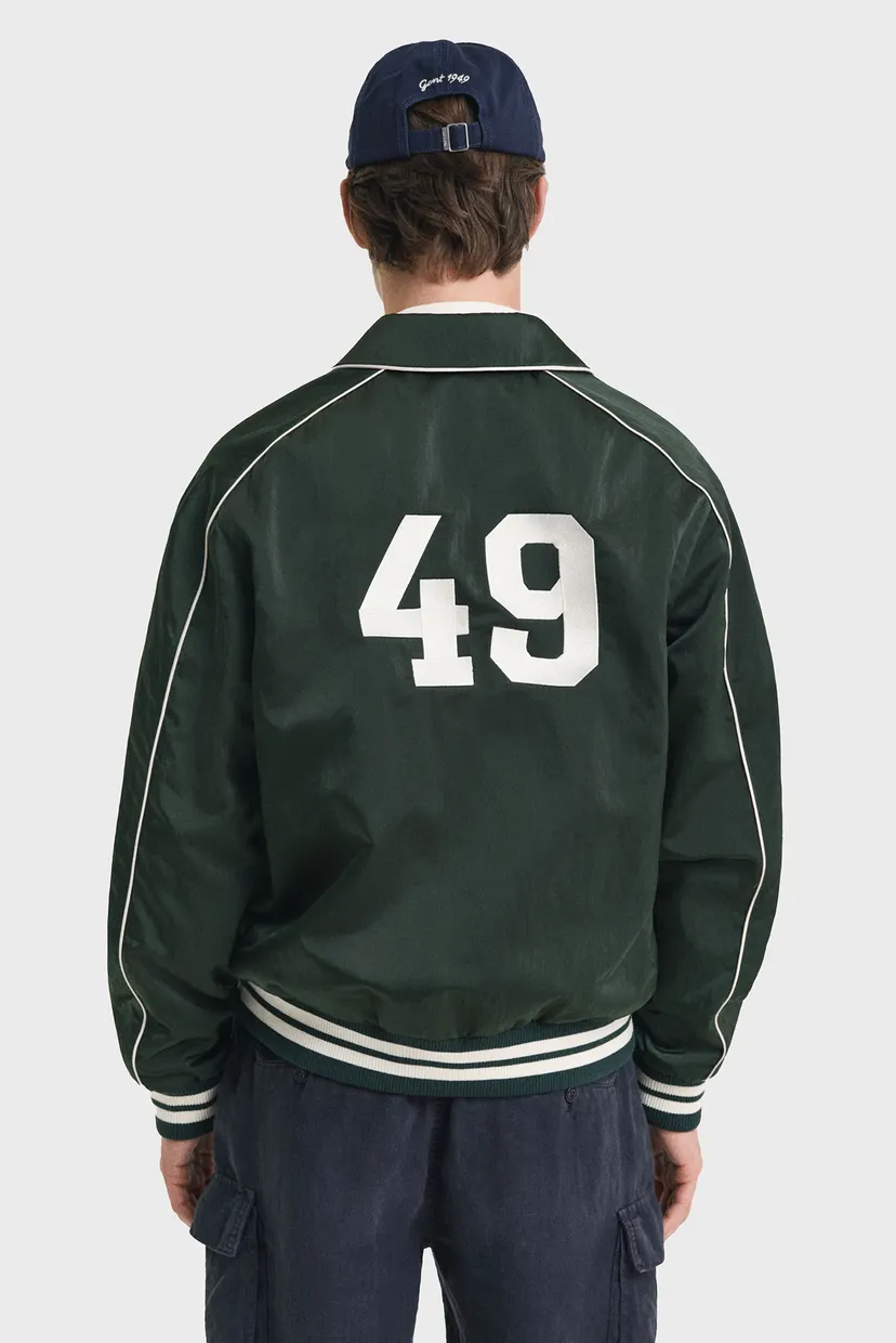 Чоловіча темно-зелена куртка SPORT CLUB VARSITY 3