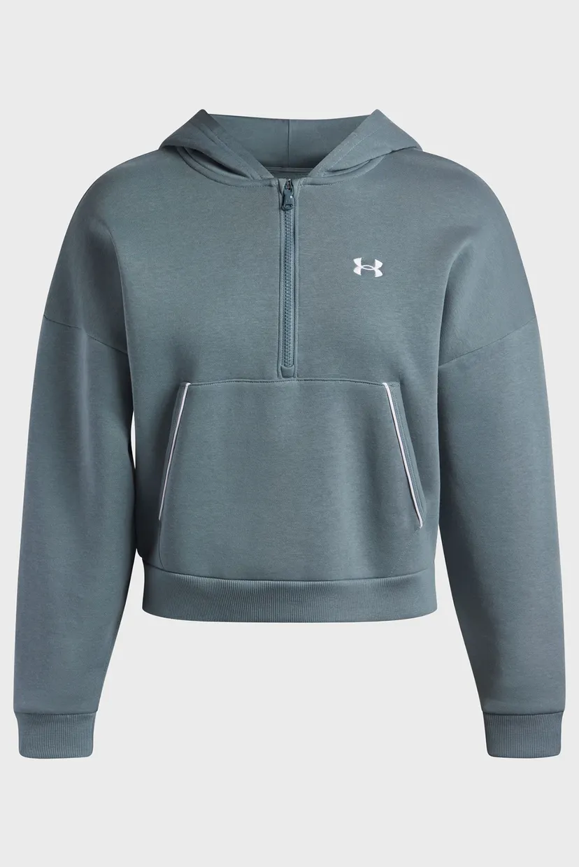 Жіноче бірюзове худі Rival Flc Piped HZ Hoodie 3
