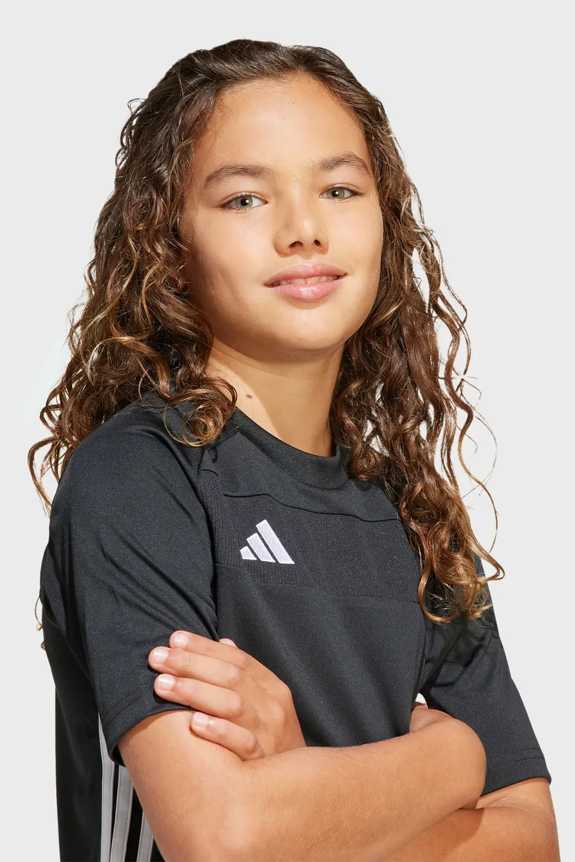 Детская черная футболка Tiro 25 Essentials Kids 6