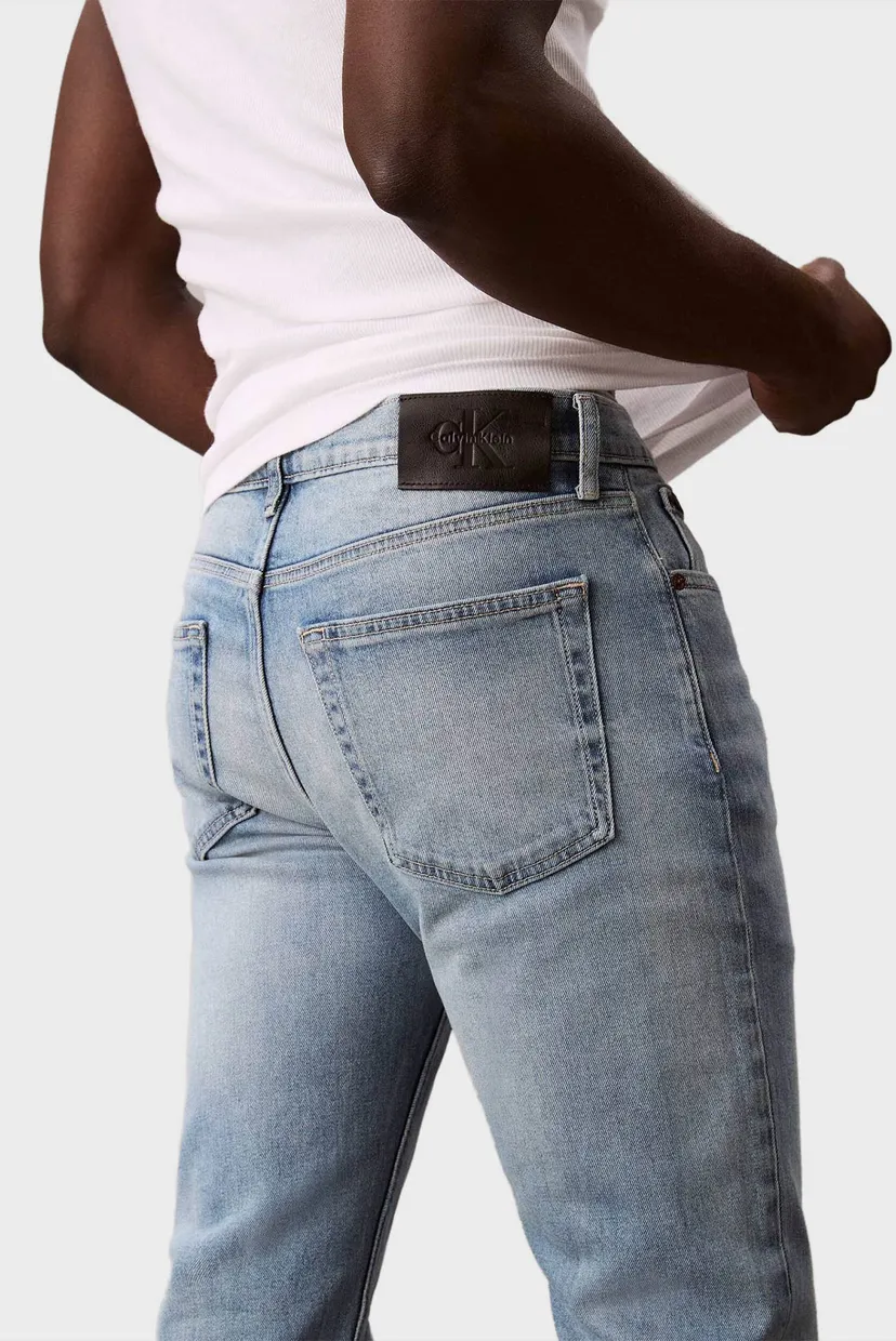 Чоловічі блакитні джинси SLIM STRAIGHT MEDWAY BLUE JEAN 5
