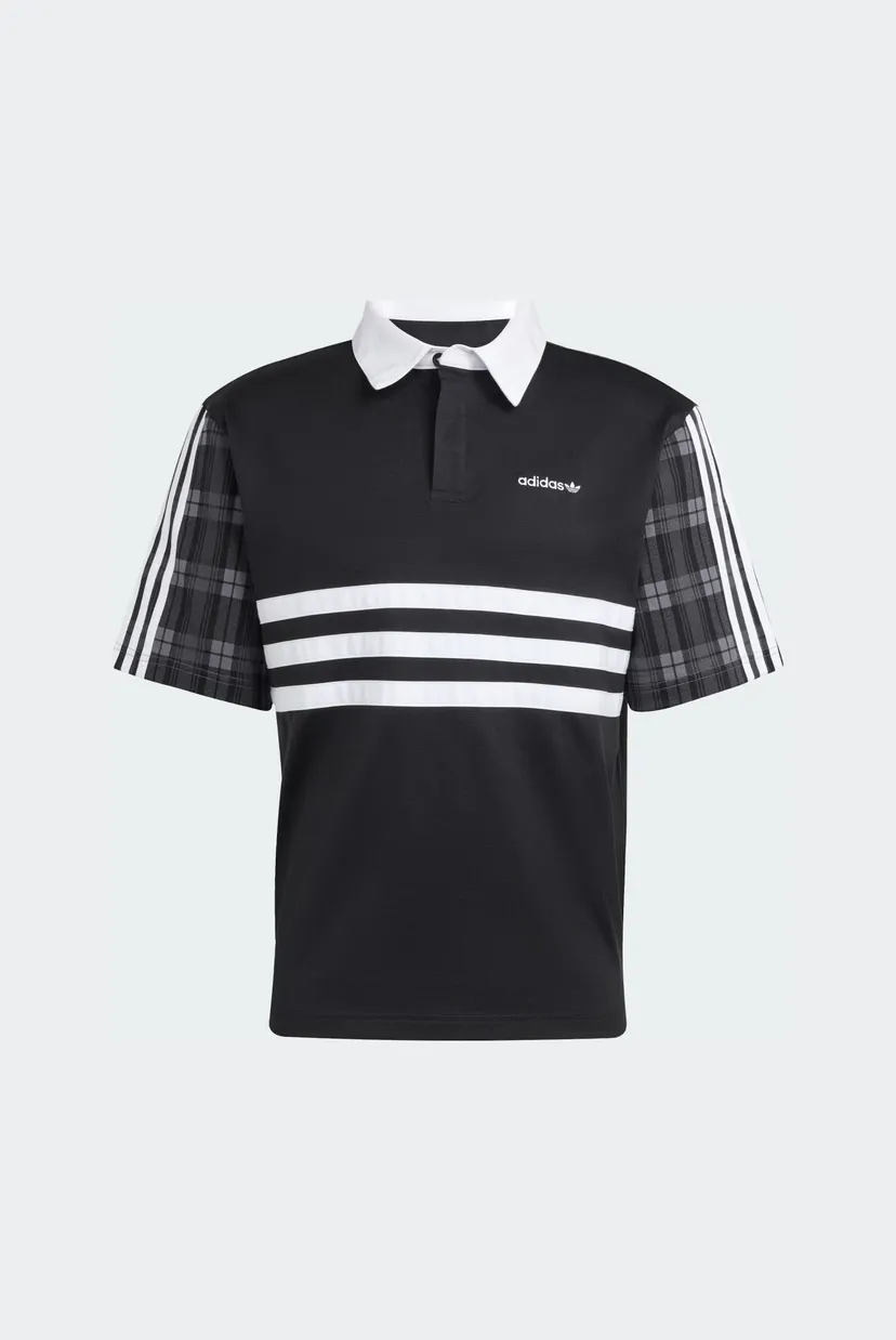 Мужское черное поло Tartan Regular 6